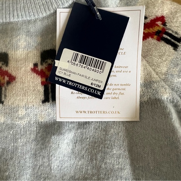 GUARDSMAN FAIRISLE JUMPER
ICY BLUE - Picture 5 of 15